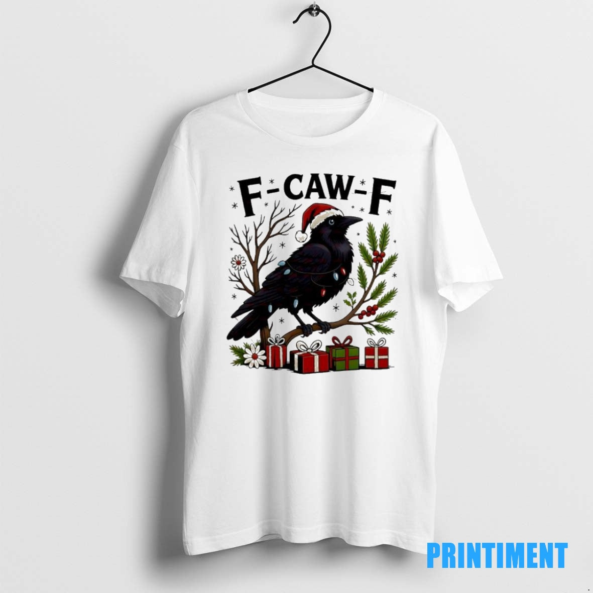Official F Caw F Christmas Crow 2025 Tee Sweater