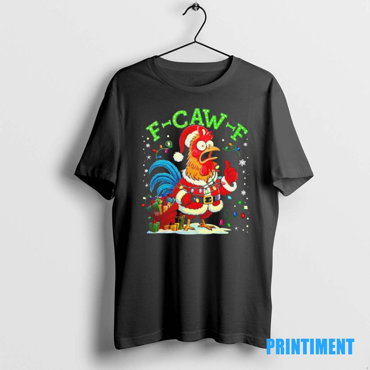 Official F Caw F Chicken Christmas Tee Sweater