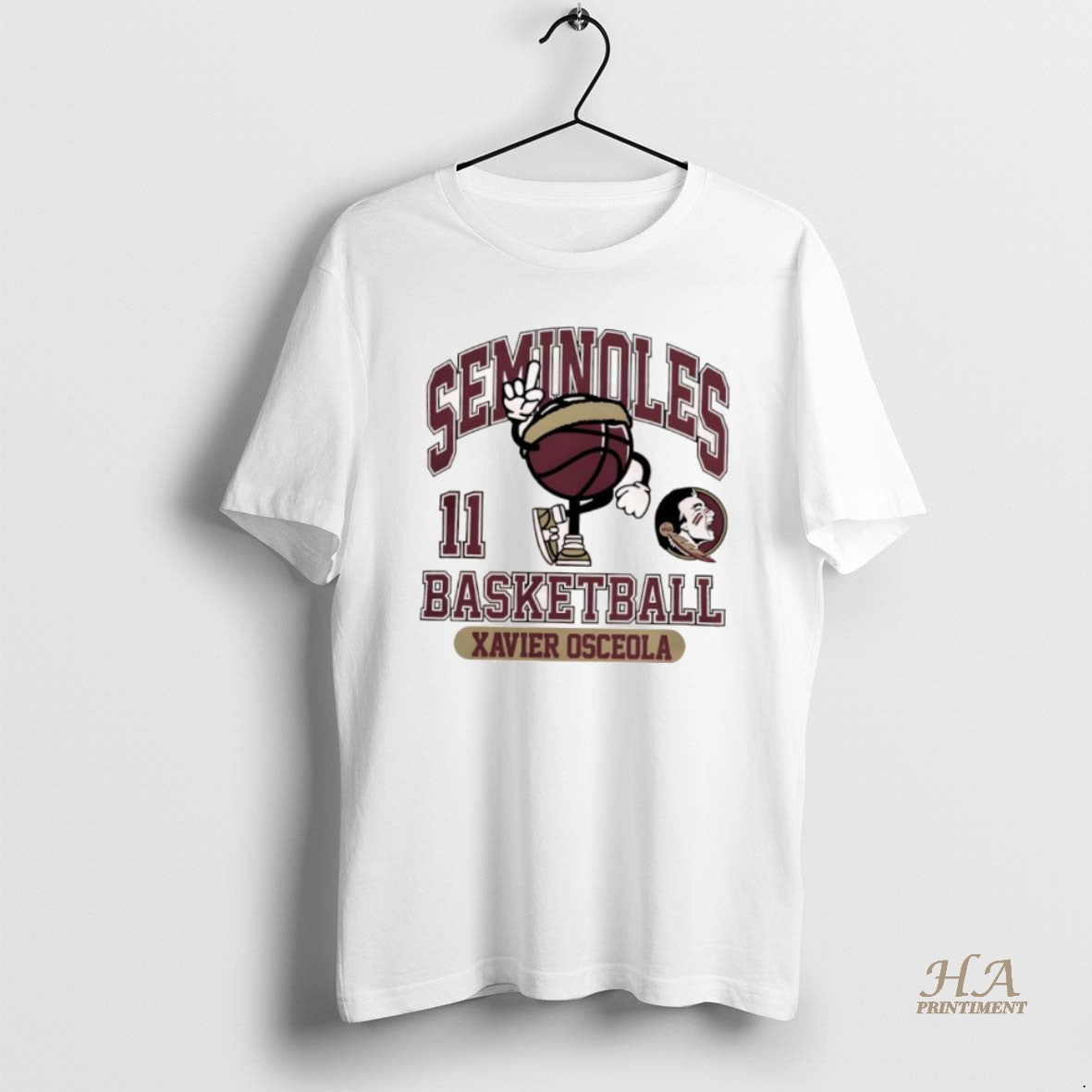 Official Fsu Seminoles Xavier Osceola 11 Basketball