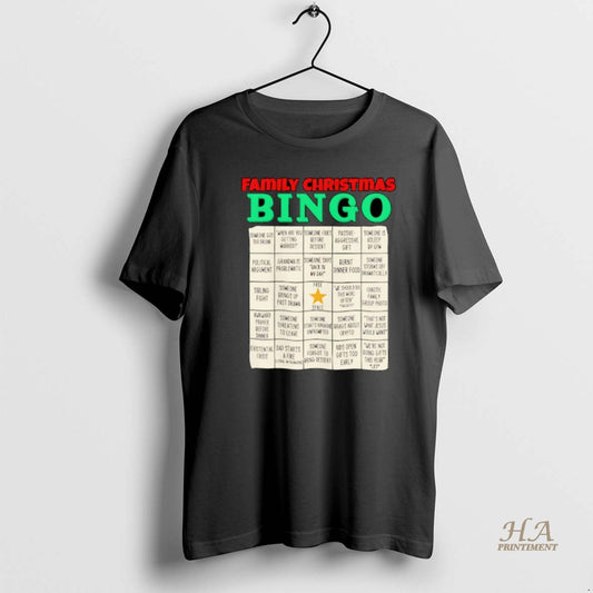 Official Family Christmas Bingo Free Space Christmas Ornaments