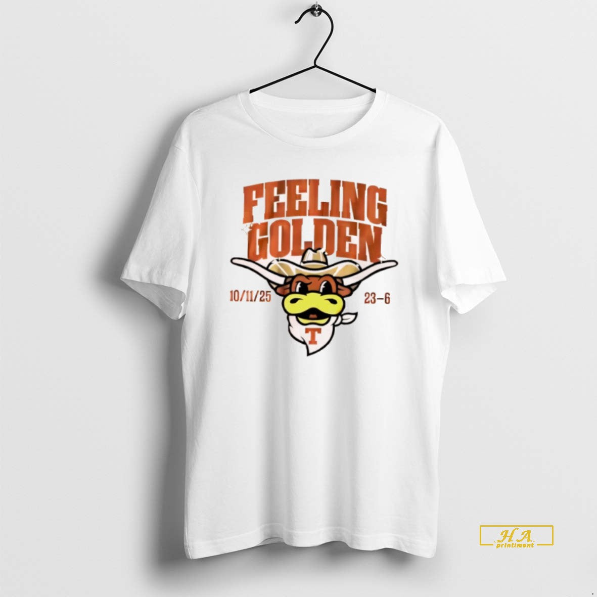 Official Feeling Golden Oct 11st 2025 Texas Longhorns Logo