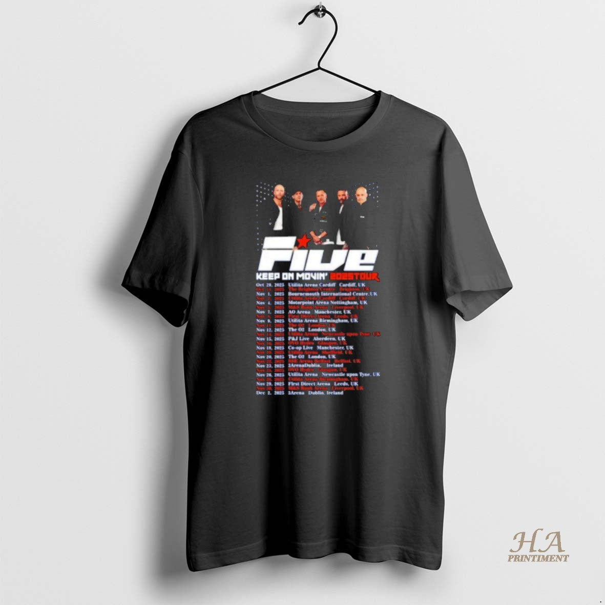 Official Five Band Keep On Movin 2025 Tour World Tour