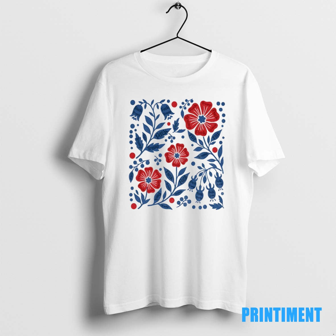 Official Floral Fdt Protest Subtle Fuck Trump Anti Trump Tee Sweater
