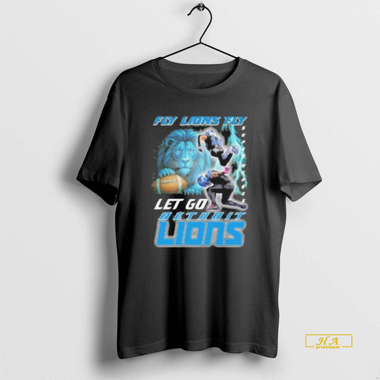 Official Fly Lions Fly Super Heroes Lets Go Detroit Lions
