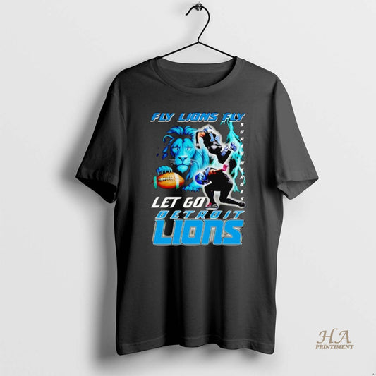 Official Fly Lions Fly Lets Go Detroit Lions Amon Ra St
