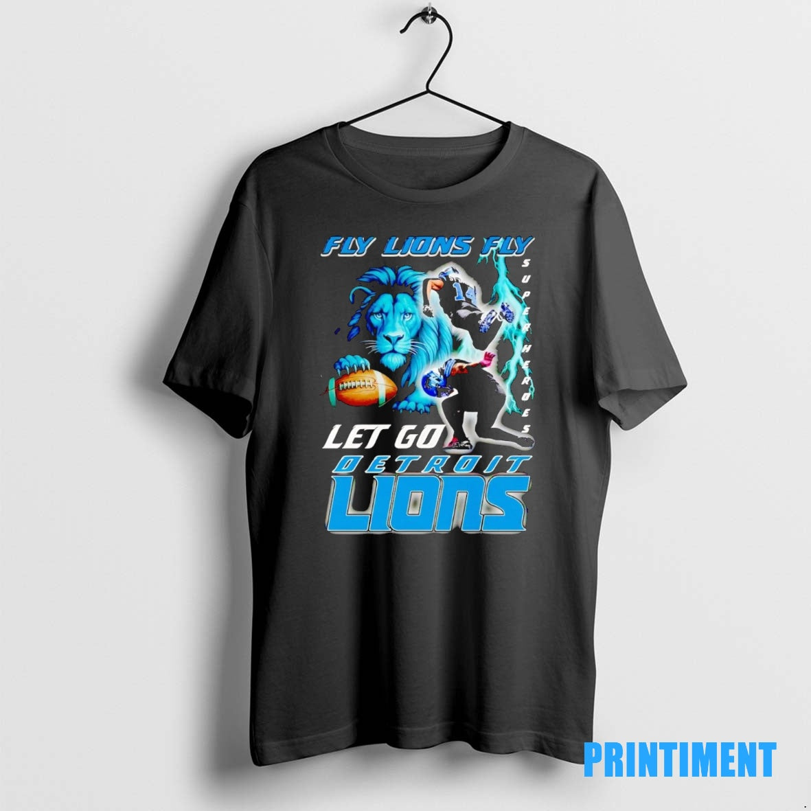 Official Fly Lions Fly Lets Go Detroit Lions Amon Ra St Tee Sweater