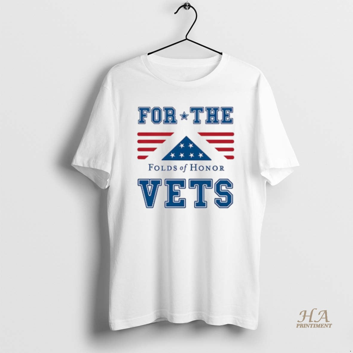 Official For The Vets Folds Of Honor Flag Logo