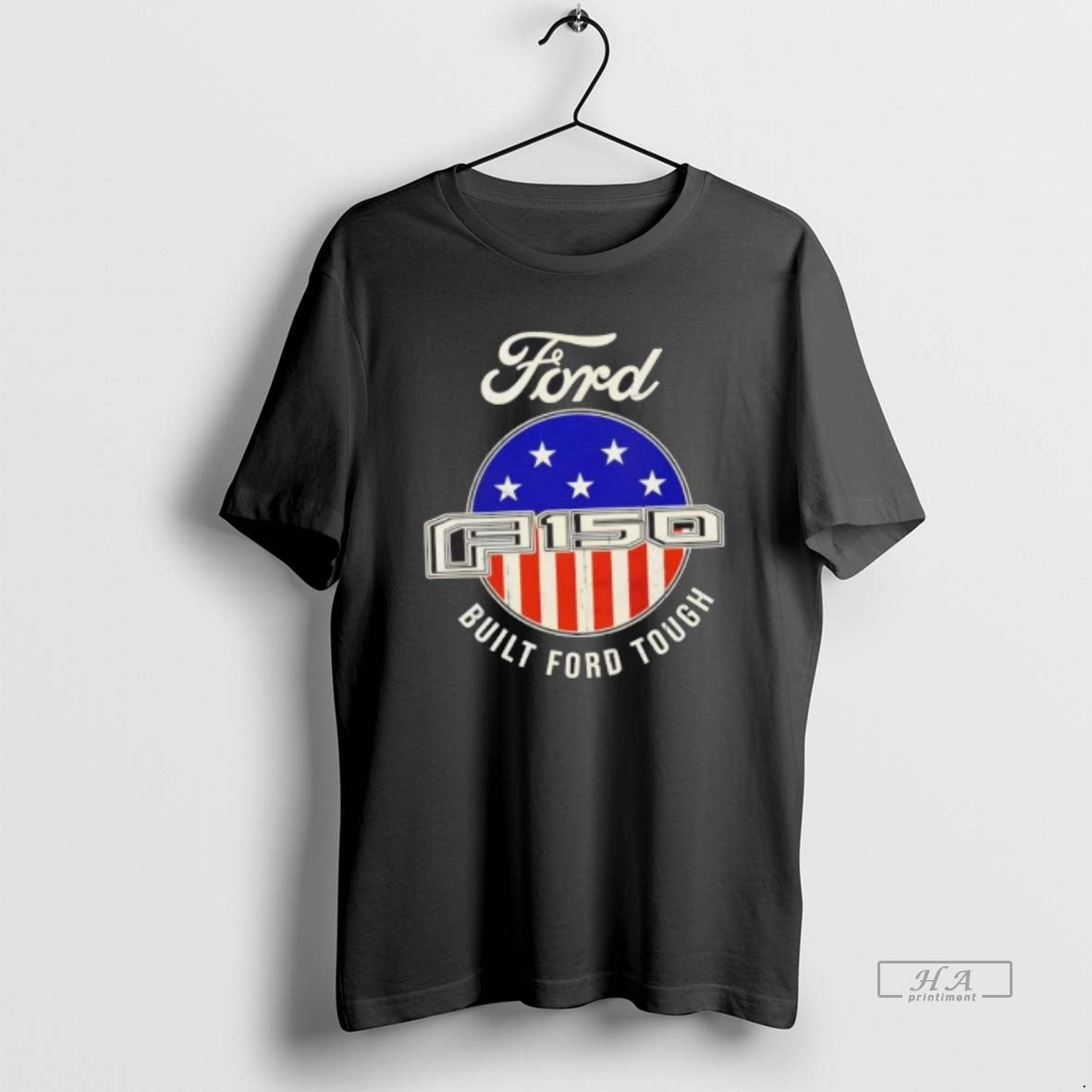 Official Ford F150 Emblem And Built Ford Tough American Flag