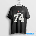 Official Forever 74 Nick Mangold New York Jets Football 2 Sided Tee Sweater