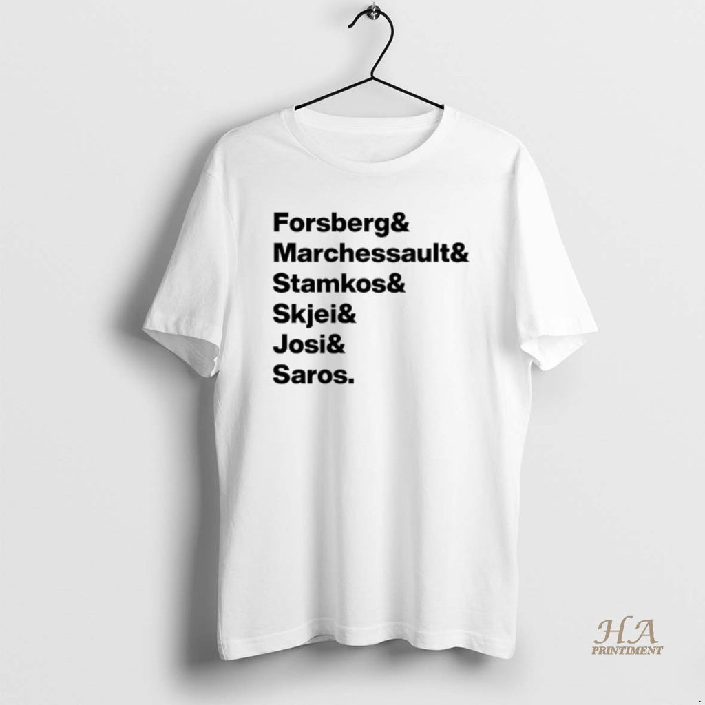 Official Forsberg Marchessault Stamkos Skjei Josi Saros