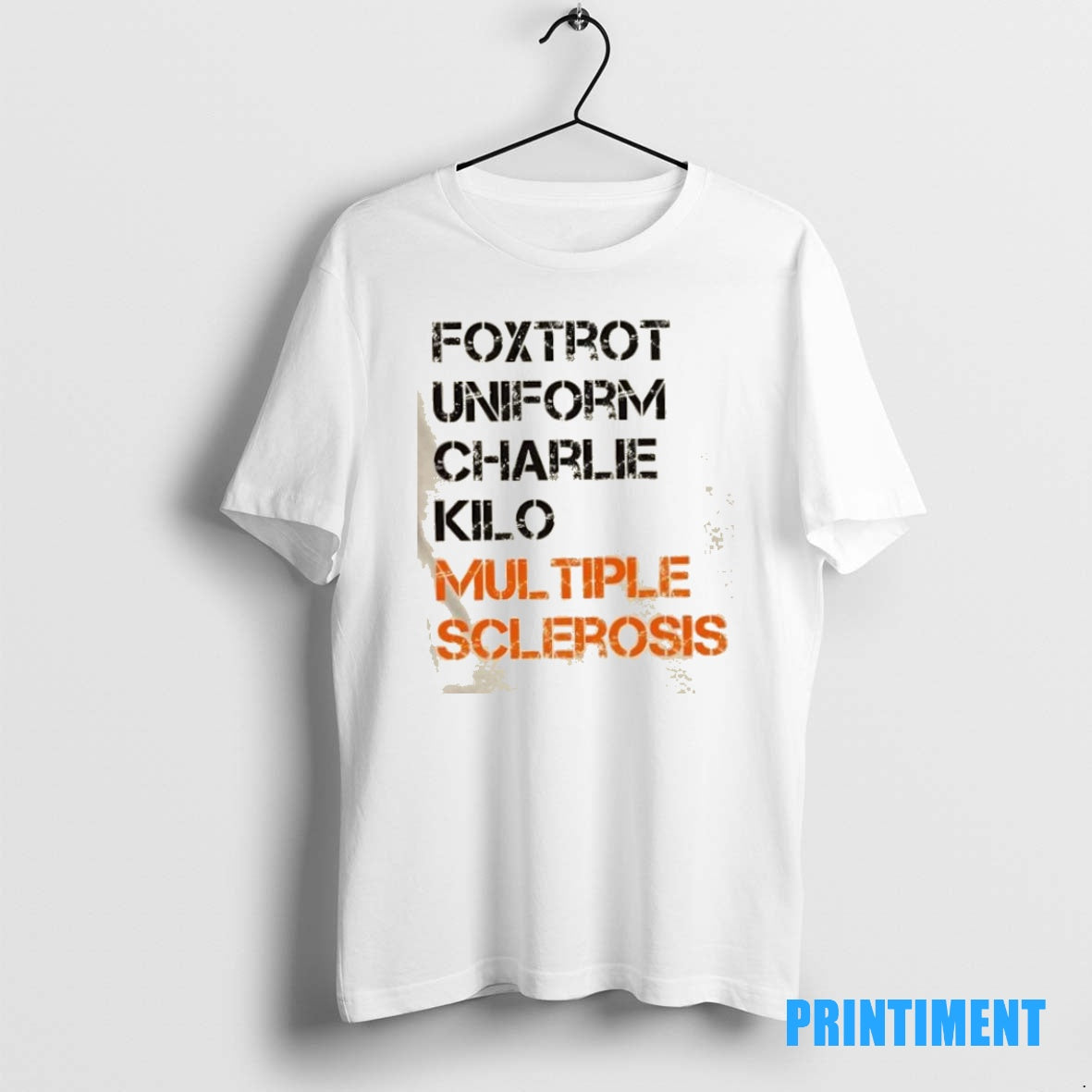 Official Foxtrot Uniform Charlie Kilo Multiple Sclerosis Tee Sweater