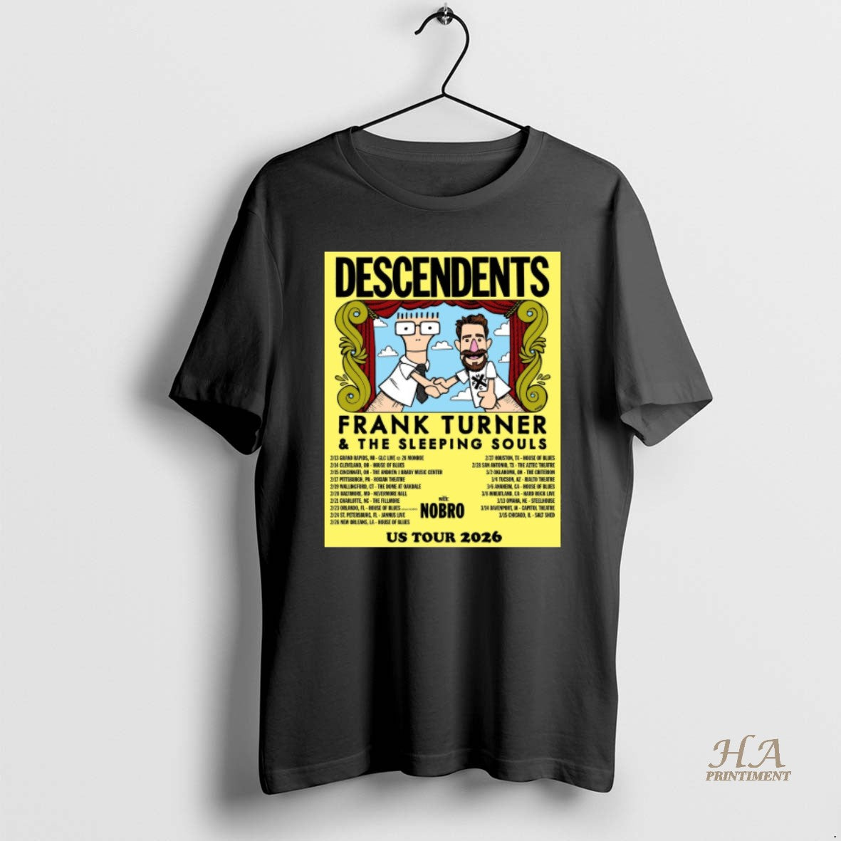 Official Frank Turner And The Descendents Us Tour 2026 The Sleeping Souls With Nobro