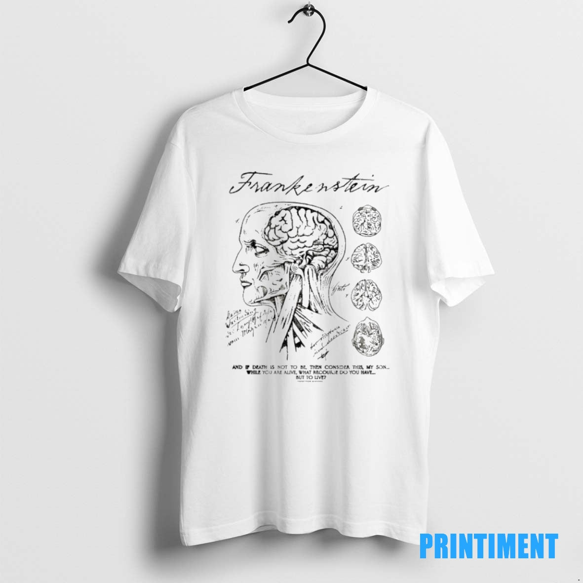 Official Frankenstein Anatomy Drawing Tee Sweater