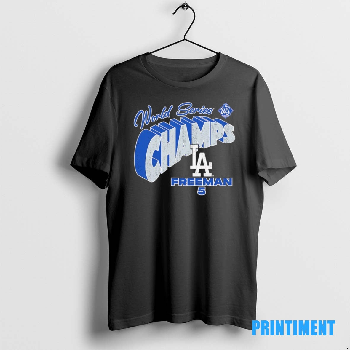 Official Freddie Freeman 5 Los Angeles Dodgers 2025 World Series Champions Tee Sweater
