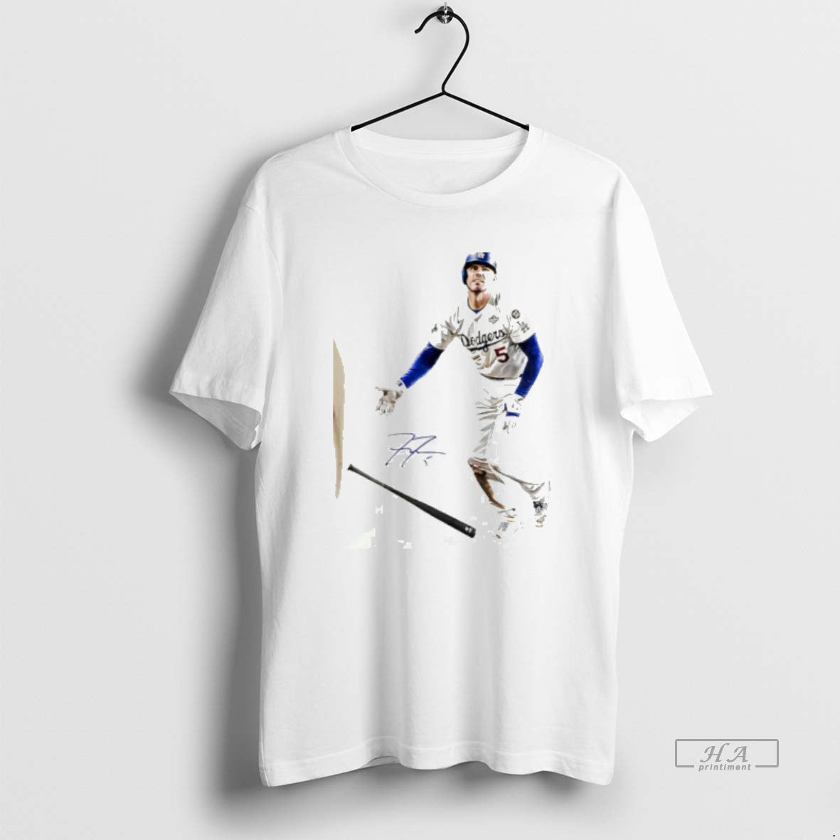 Official Freddie Freeman Los Angeles Dodgers Walk Off Graphic Signature