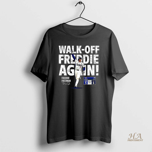 Official Freddie Freeman Los Angeles Dodgers Walk Off Freddie Again Signature