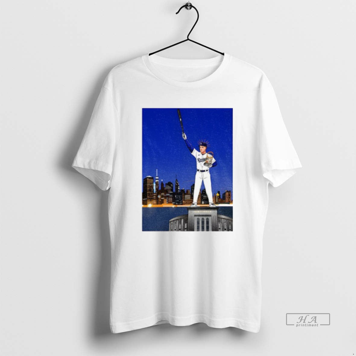 Official Freddie Freeman Statue Of Liberty Dodgers 2024 Mvp
