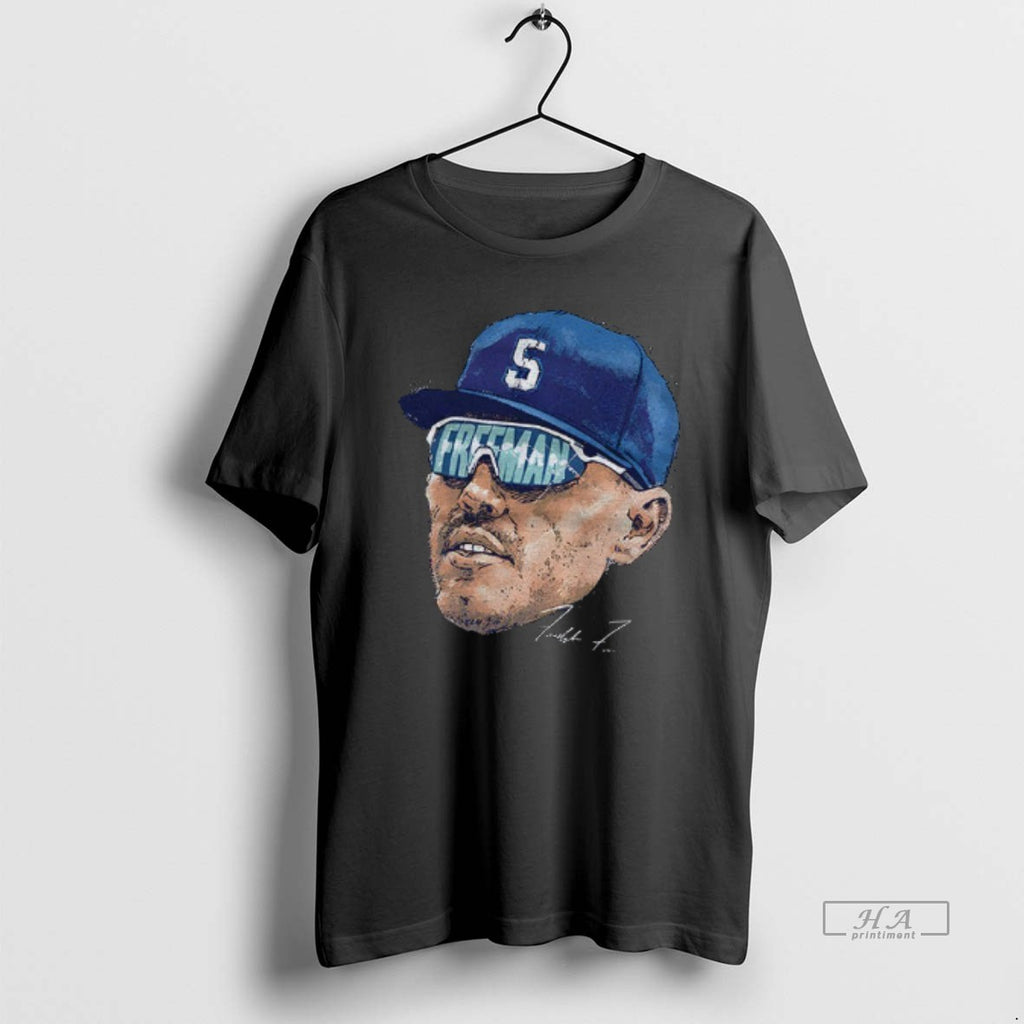 Official Freddie Freeman Big Face Los Angeles Dodgers Mlb Baseball World Series 2025 Signature