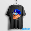 Official Freddie Freeman Big Face Los Angeles Dodgers Mlb Baseball World Series 2025 Signature Tee