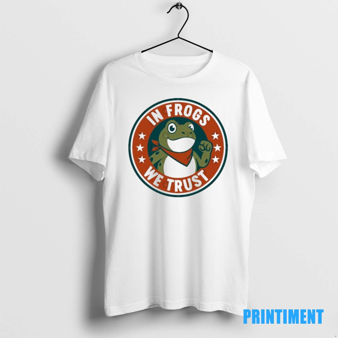 Official Free Portland In Frogs We Trust Tee Sweater