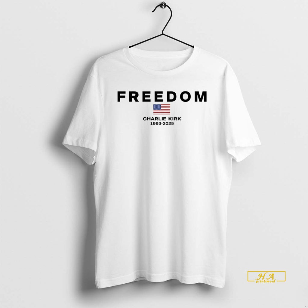 Official Freedom Charlie Kirk 1993 2025 White