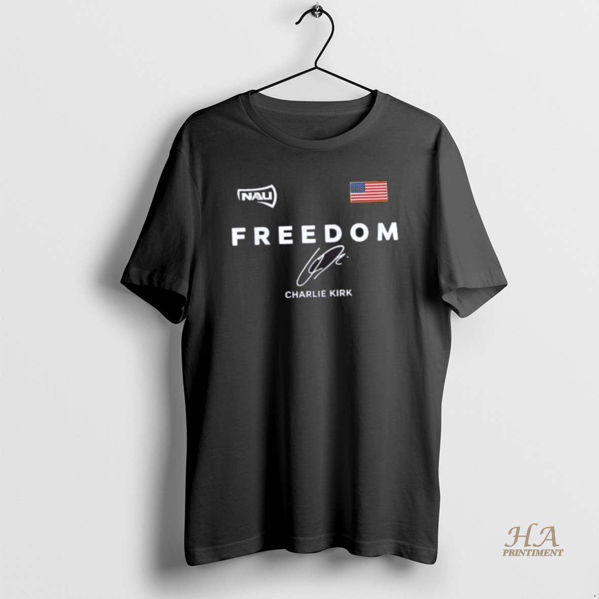 Official Freedom Charlie Kirk X Northern Arizona Lumberjacks Its All About Jesus 2 Sided