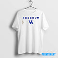 Official Freedom Charlie Kirk X University Of Kentucky 2 Sided Tee Sweater