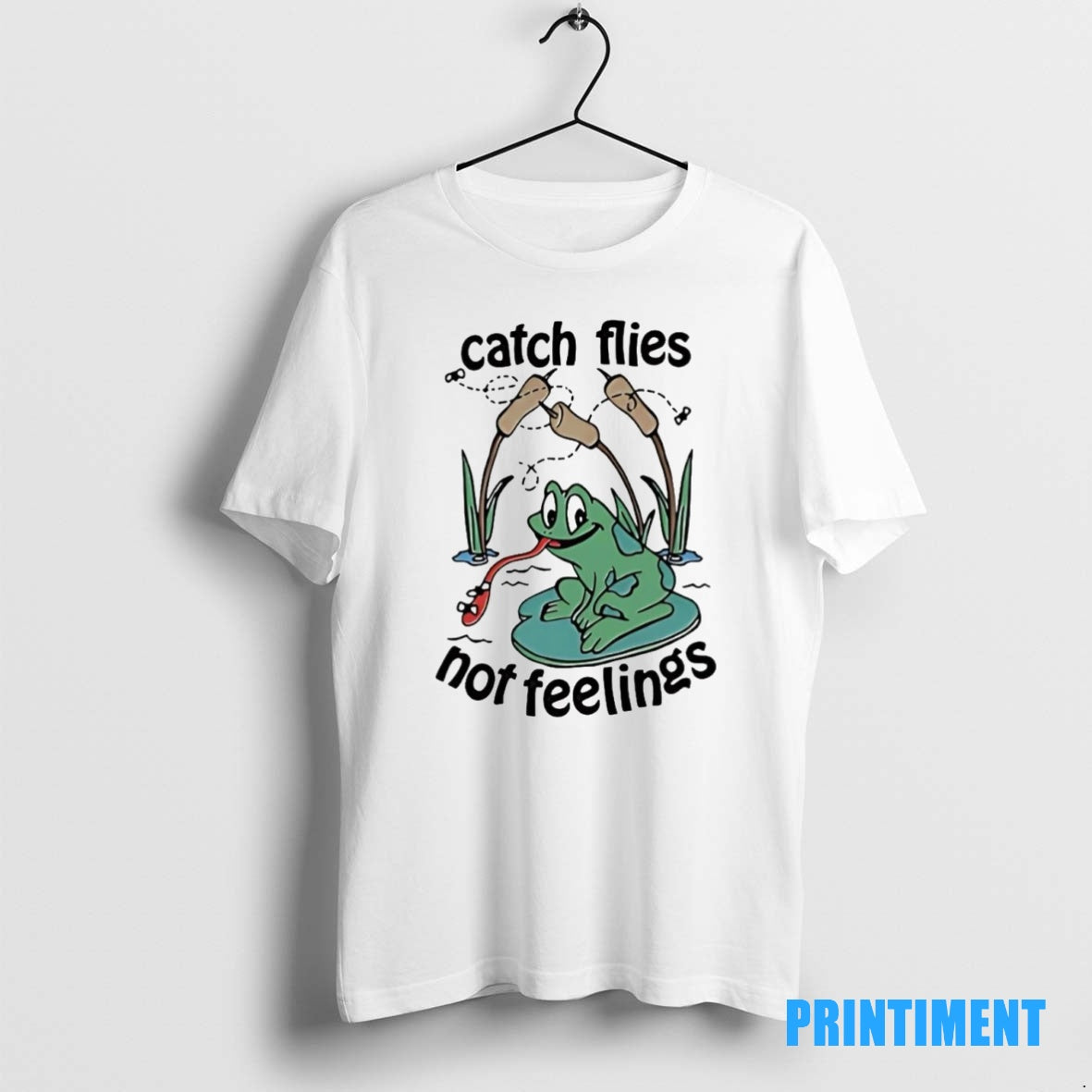 Official Frog On The Bone Catch Flies Not Feelings Tee Sweater