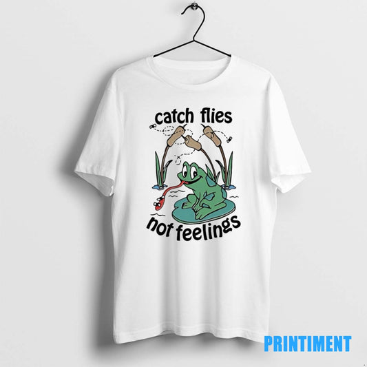 Official Frog On The Bone Catch Flies Not Feelings Tee Sweater