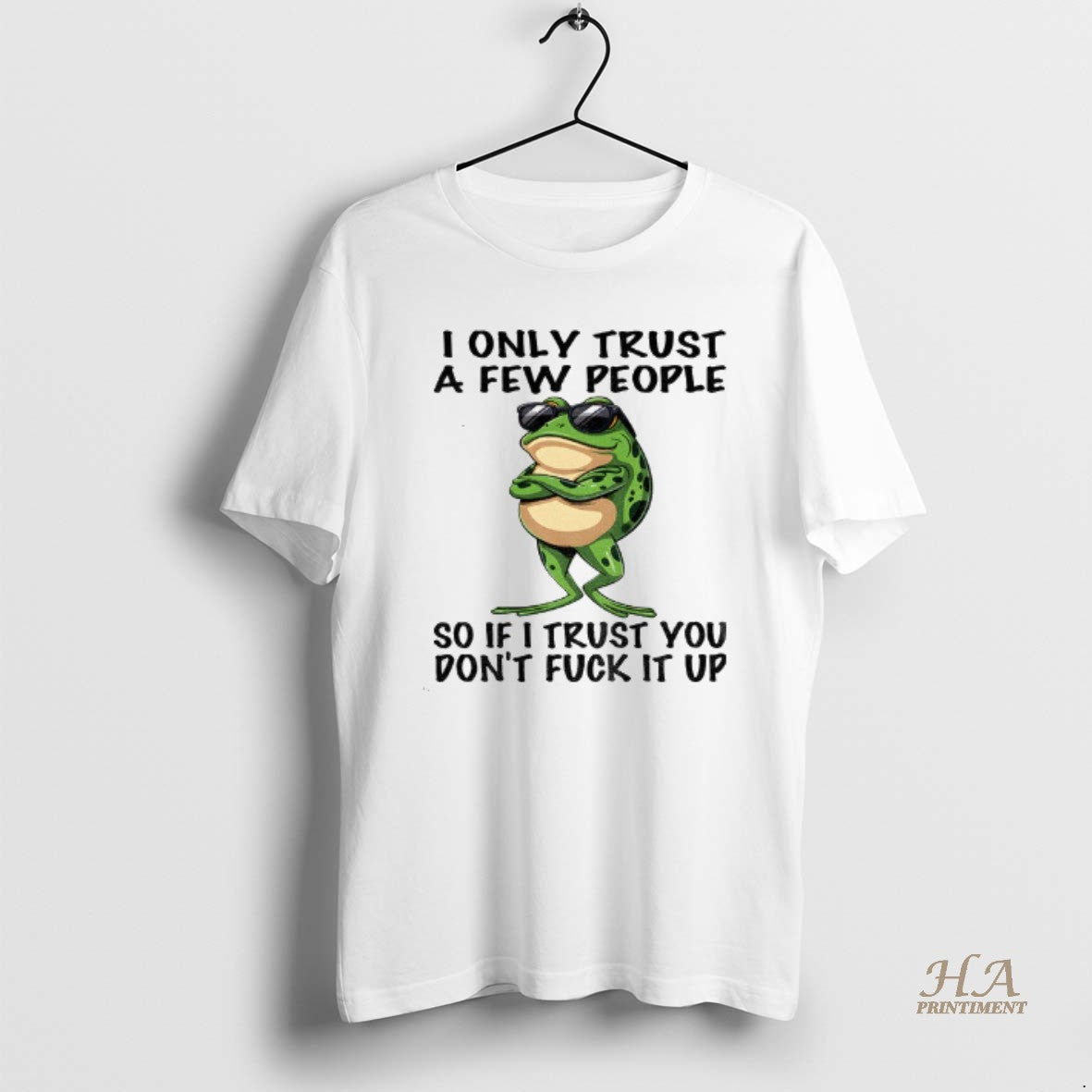 Official Frog Wearing Glass I Only Trust A Few People So If I Trust You
