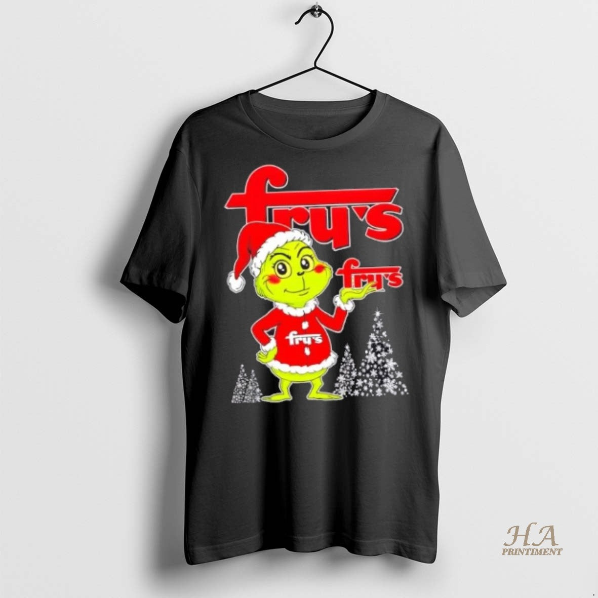 Official Frys And Grinchmas Christmas Tree Shirt