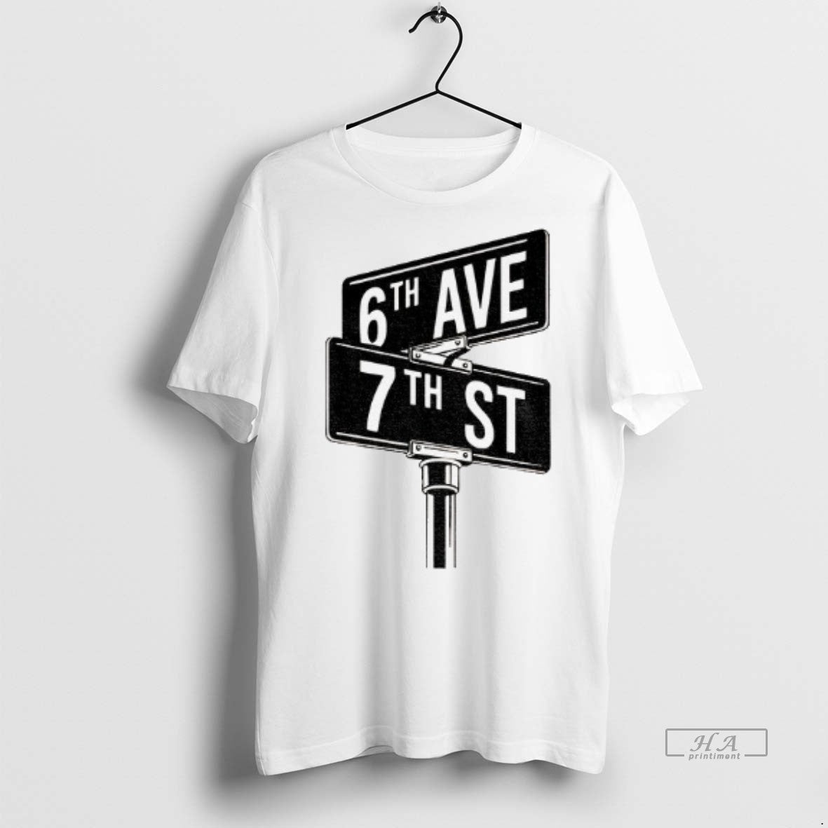 Official Funny 6 7 Meme 6th Ave 7th St Shirt