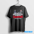 Official Funny Los Angeles Dodgers 2025 World Series Champs Skyline Tee Sweater