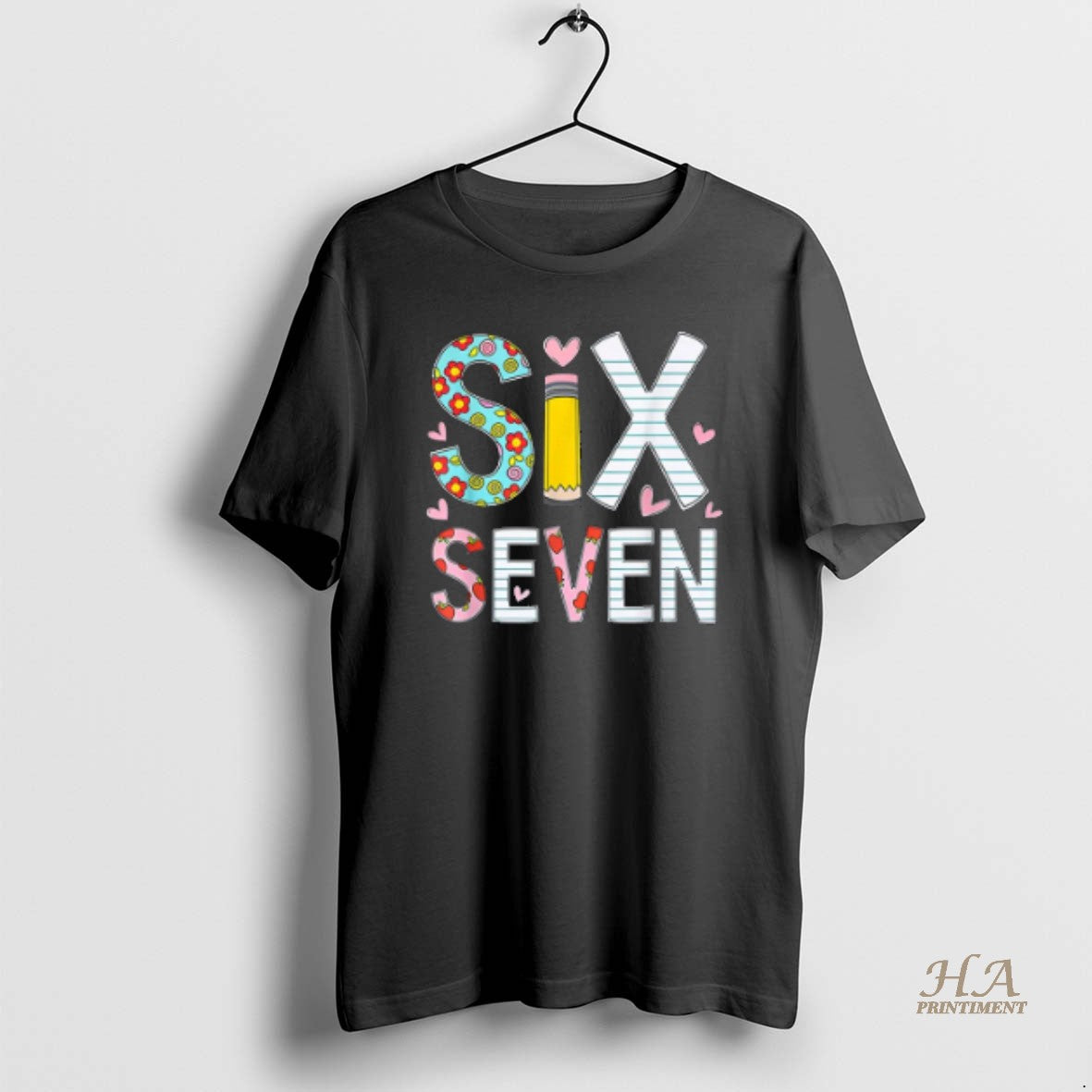 Official Funny Six Seven 6 7 Meme Teacher Design