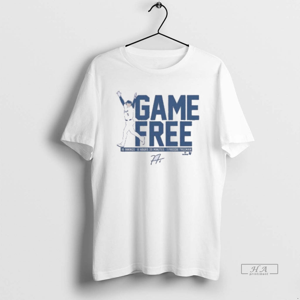 Official Game Free Freddie Freeman World Series Game 3