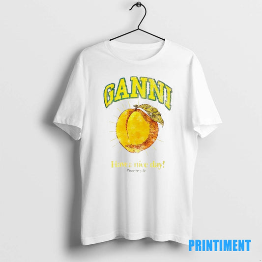 Official Ganni Have A Nice Day Tee Sweater