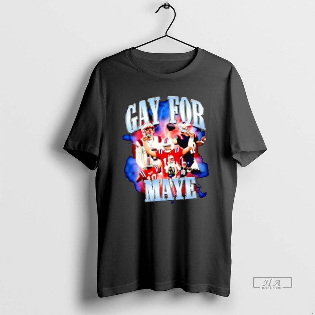 Official Gay For Drake Maye Player Fan Graphic