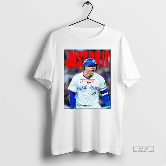 Official George Springer Celebrates Spring In October Toronto Blue Jays Mlb World Series 2025 Just