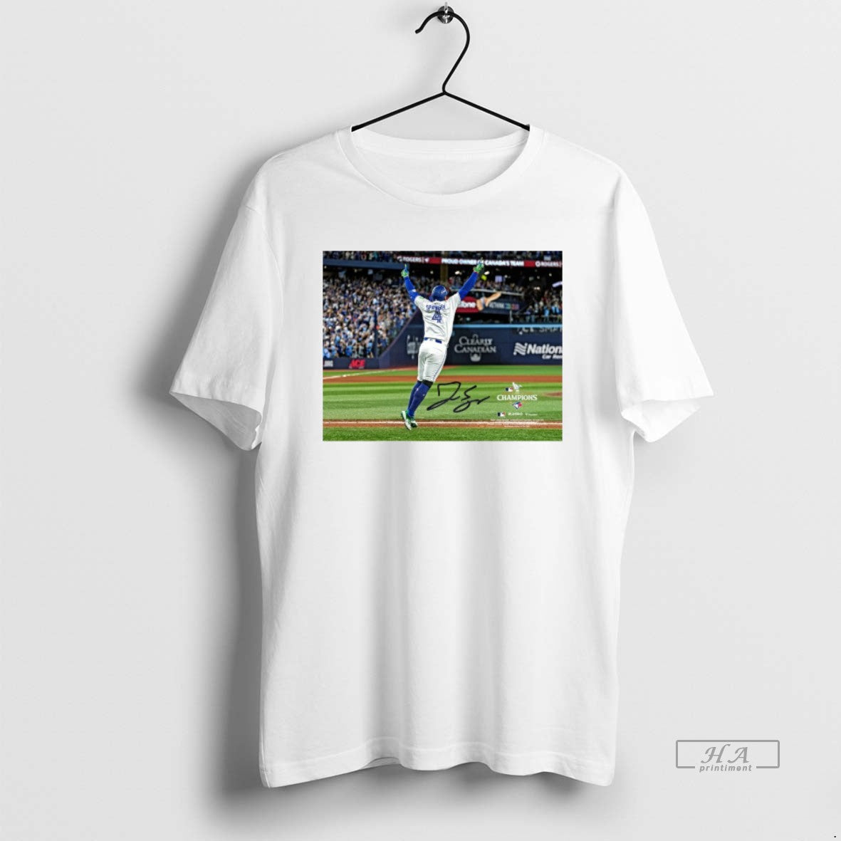 Official George Springer Toronto Blue Jays Mlb 2025 Alcs Game 7 Game Winning Home Run