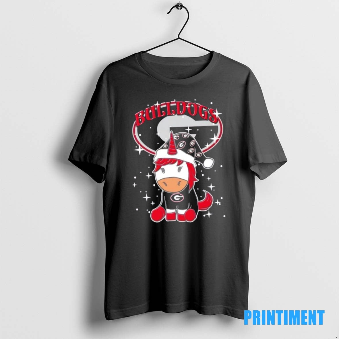 Official Georgia Bulldogs Football X Unicorn Merry Christmas Tee Sweater