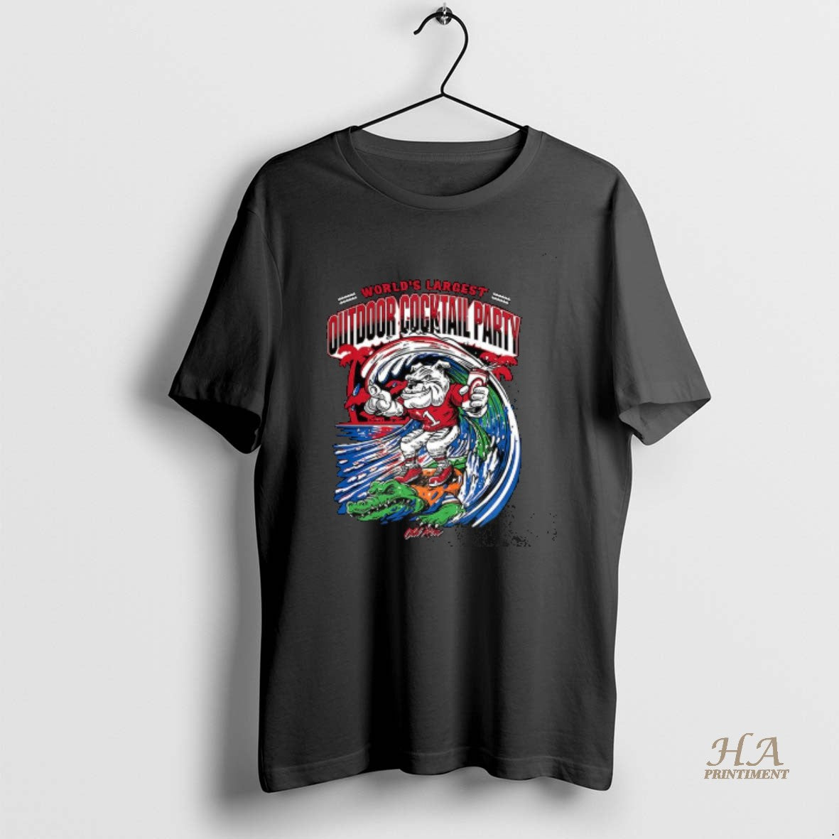Official Georgia Bulldogs Vs Florida Gators Worlds Largest Outdoor Cocktail Party Mascot