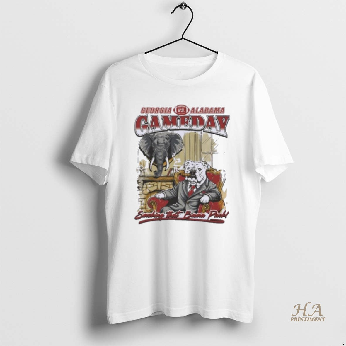 Official Georgia Football Vs Alabama Gameday Smoking That Bama Pack