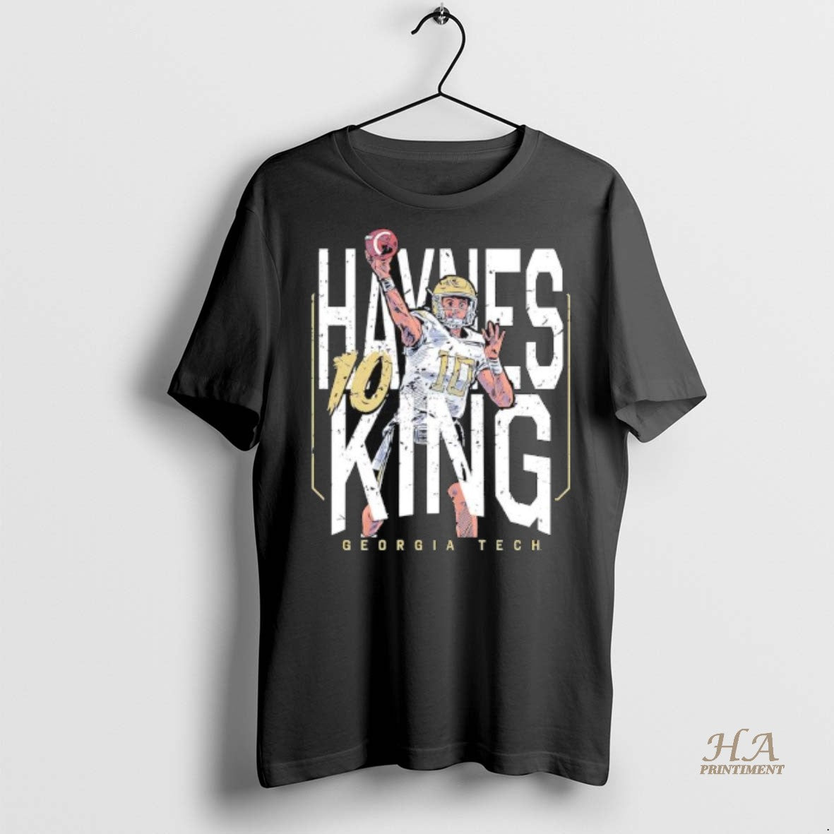 Official Georgia Tech 10 Haynes King Football Breakthrough Shirt