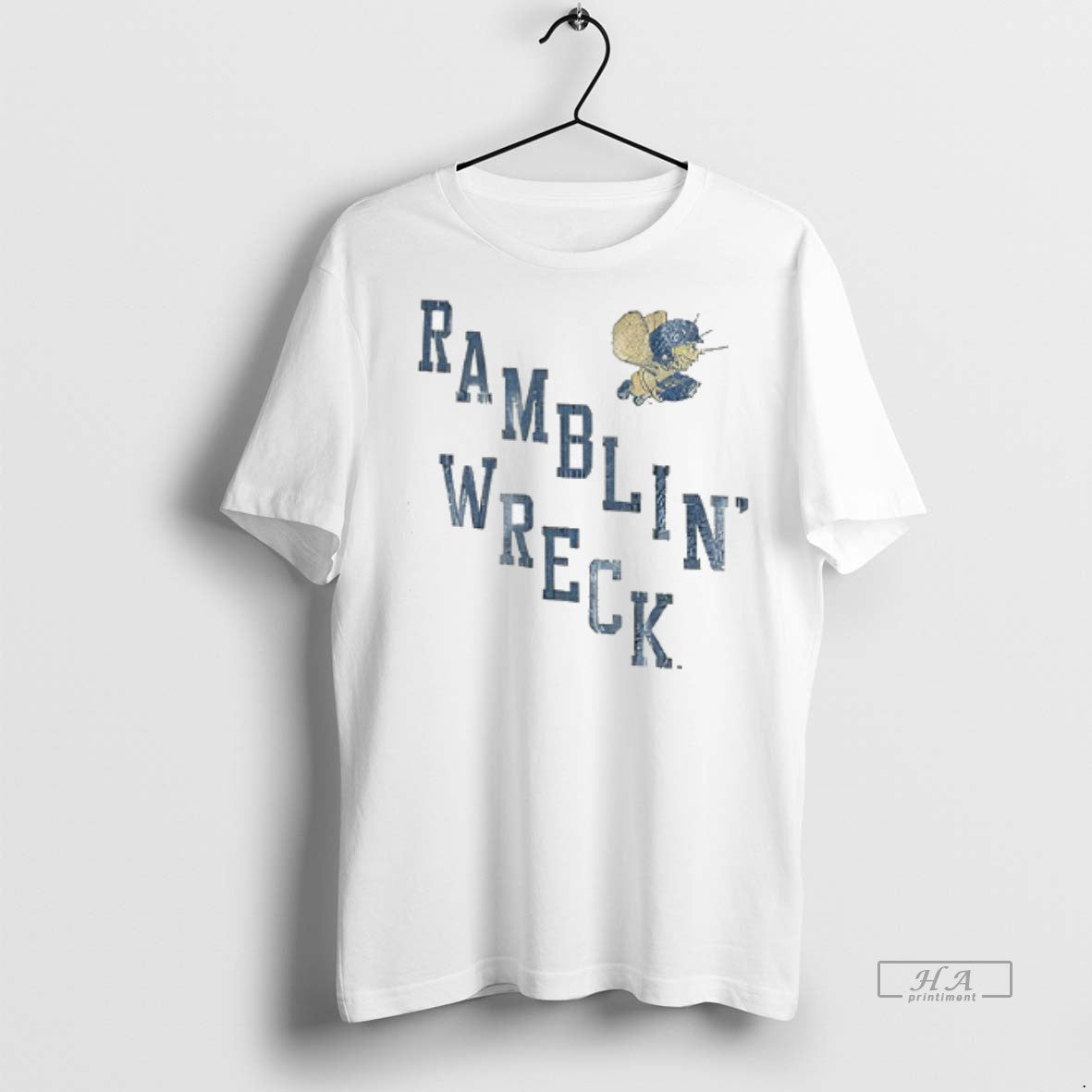 Official Georgia Tech Yellow Jackets Football Ramblin Wreck National Champs 2025 Shirt