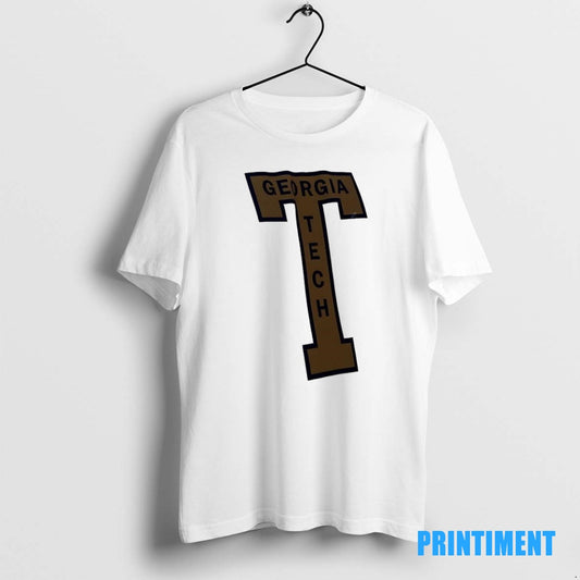 Official Georgia Tech Yellow Jackets T Football Logo Tee Sweater