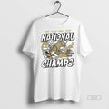 Official Georgia Tech Yellow Jackets Football National Champs 1917 1928 1952 1990 Shirt
