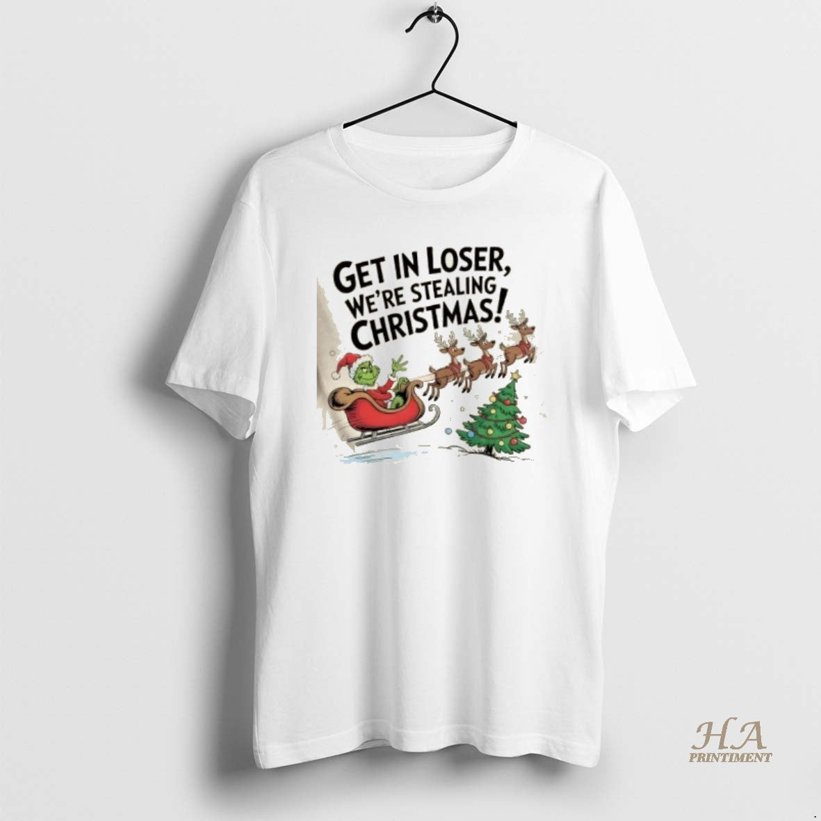 Official Get In Loser Were Stealing Christmas