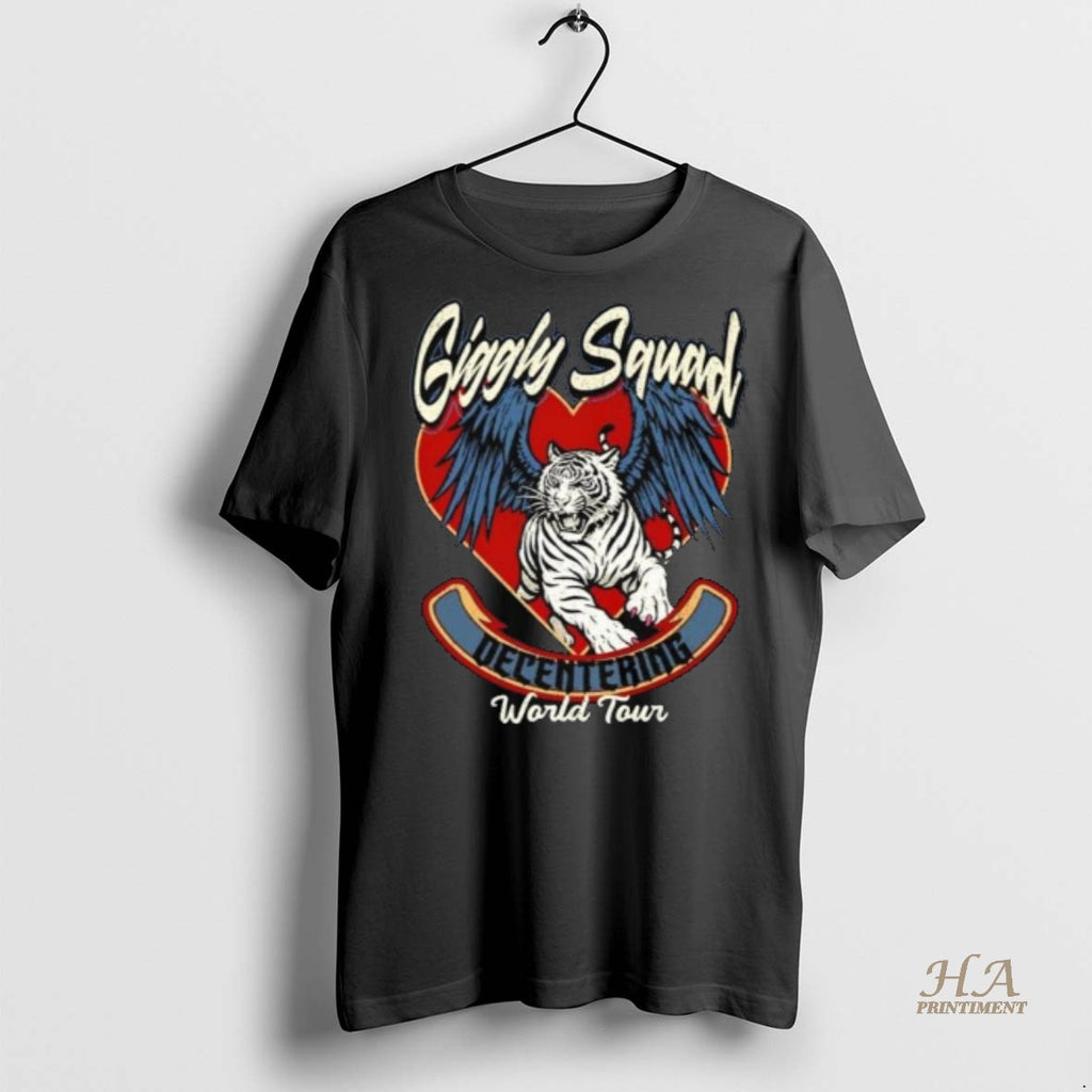 Official Giggly Squad Decentering World Tour 2025 Long Sleve Shirt