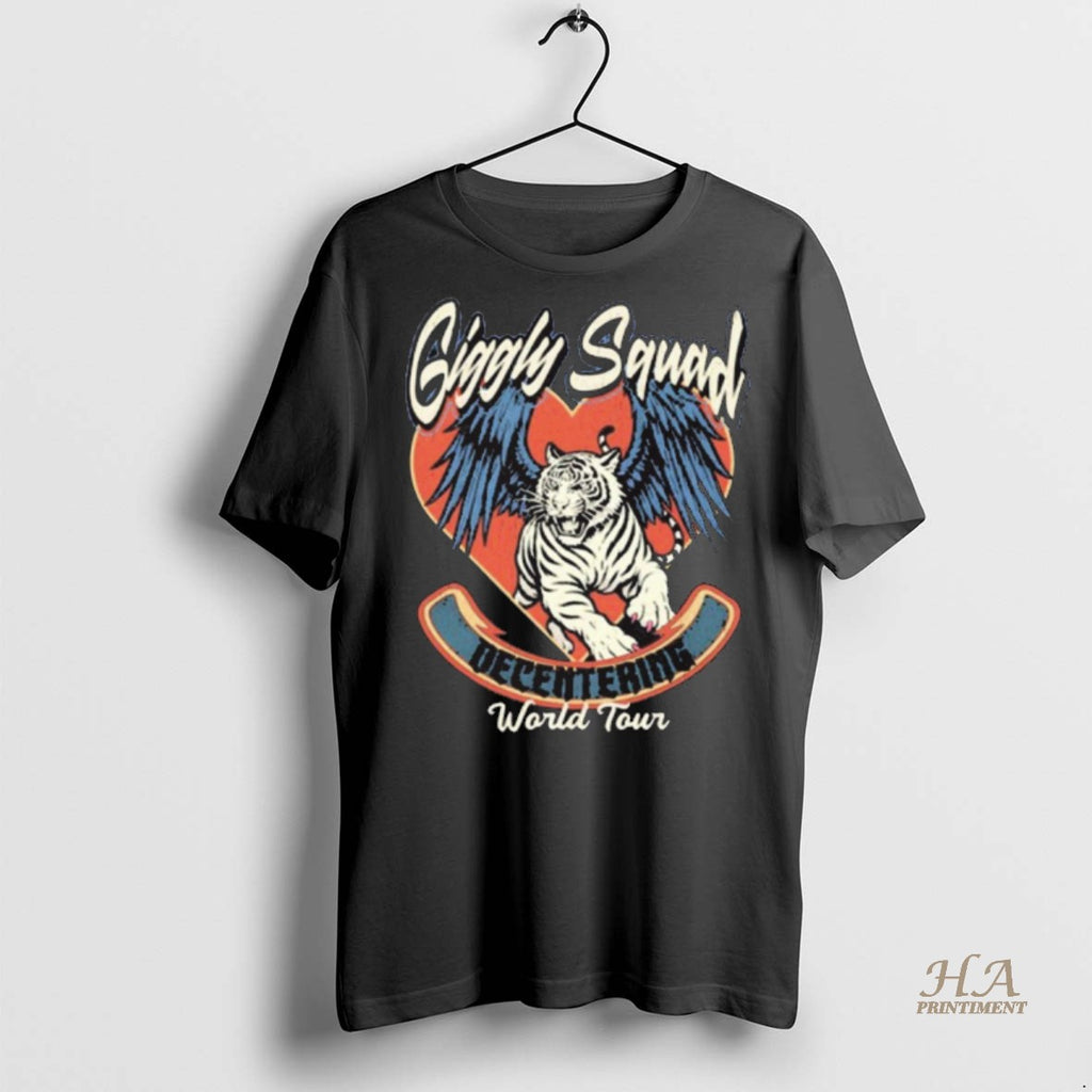 Official Giggly Squad Decentering World Tour 2025 Shirt