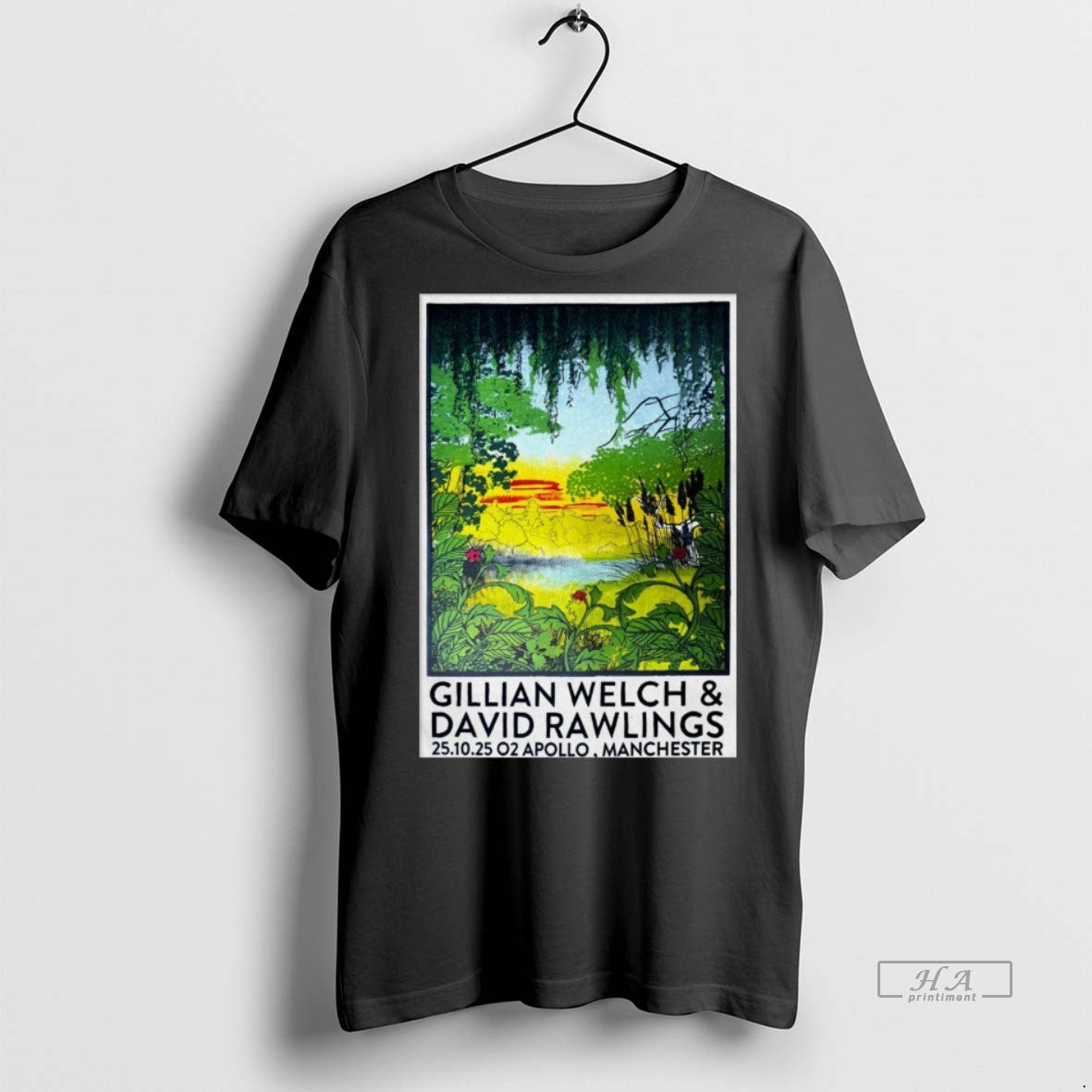 Official Gillian Welch With David Rawlings October 25 2025 Manchester Uk Shirt